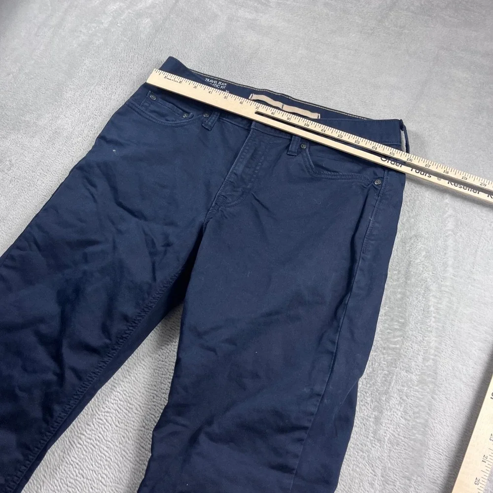 Banana Republic Travel Jean Athletic Fit Navy Blue Mens 30x32 Pants